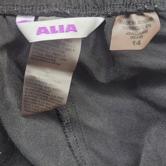 Alia Black Scrub Pants Size 14 | 100% Polyester | Workwear - Picture 3 of 3